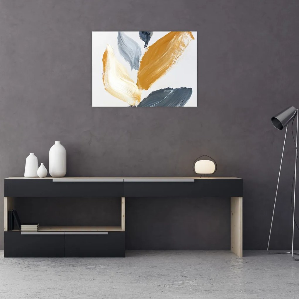 Üveg kép - Minimalista festészet (70x50 cm)