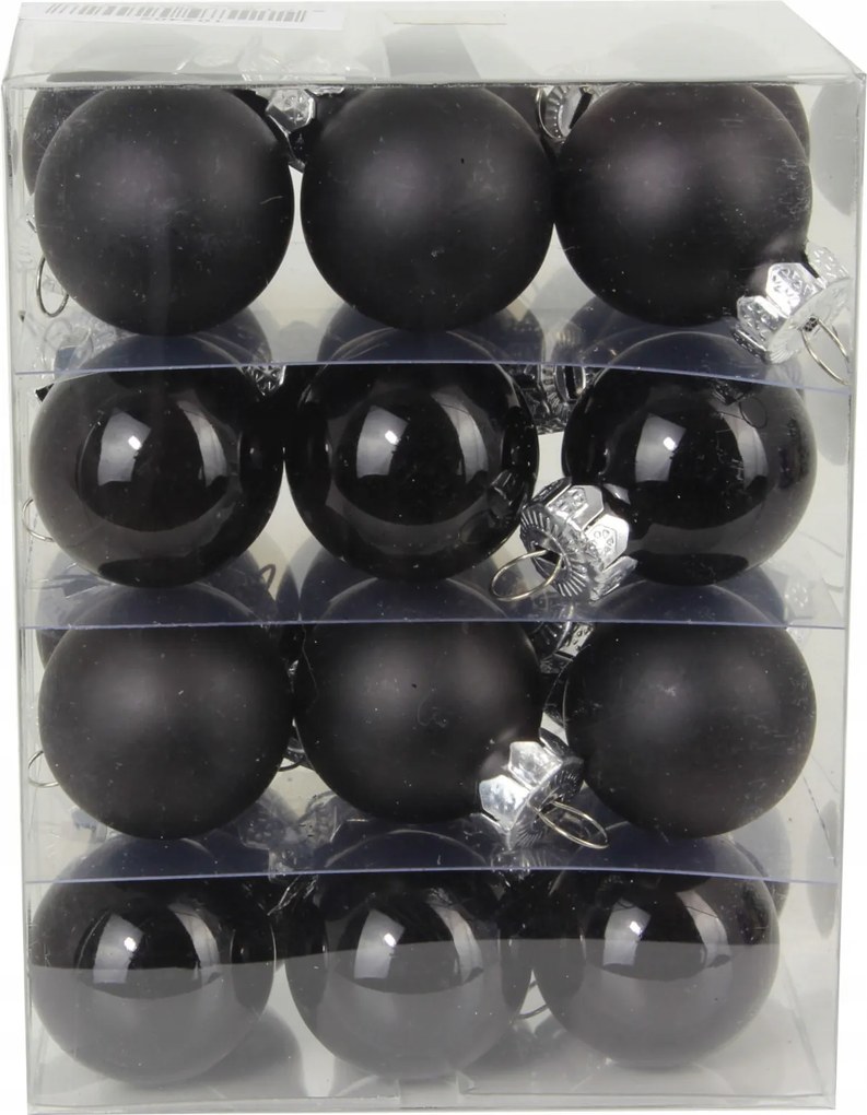 Üveg Bombák Üveg Bomba 2,5cm 24db Fekete