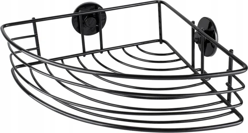 Awd Interior Fekete Fürdőszobai Zuhanypolc Akasztós Sarok Kosár