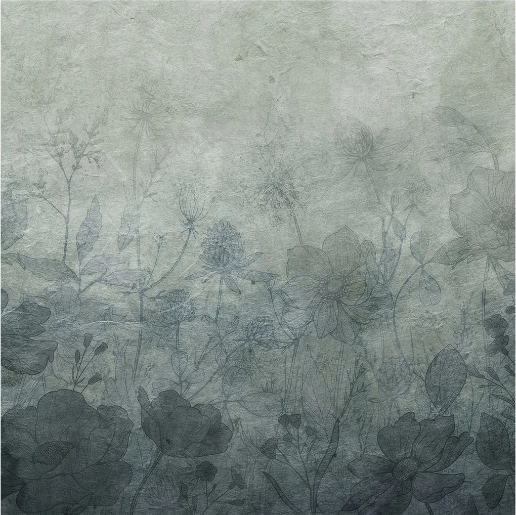 Fotótapéta Flizelin Fal a Hálószobába Növényi elegancia 250x250 Ragasztó