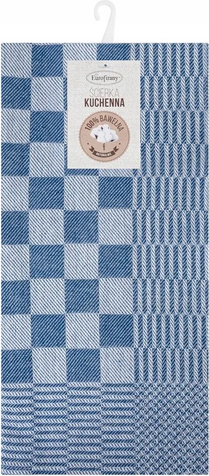 Konyhai törlőkendő szett 2 db-os Mauro 50x70 kék kockás