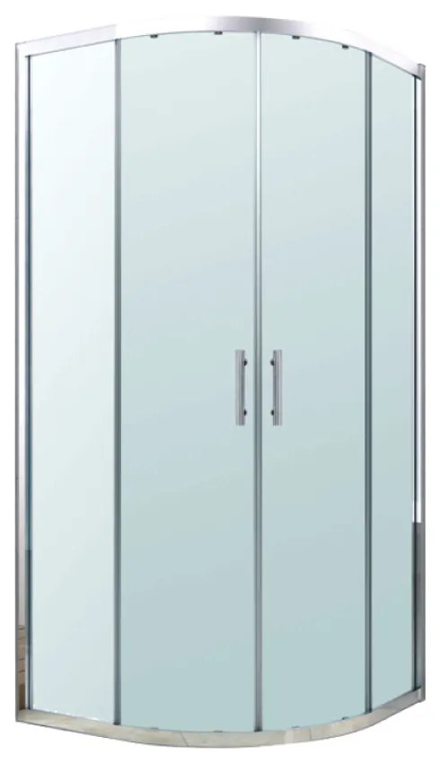 Soul 80x80 cm íves zuhanykabin tálca nélkül