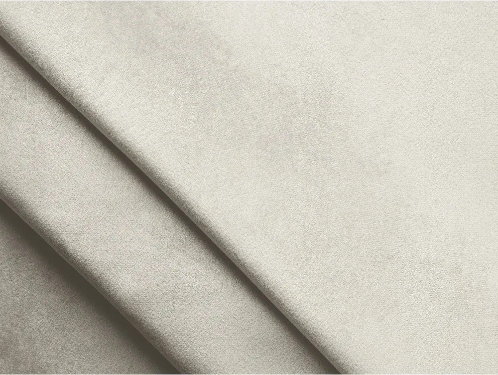 Bézs bársony sarokkanapé (bal oldali-heverő résszel) Lani – Makamii