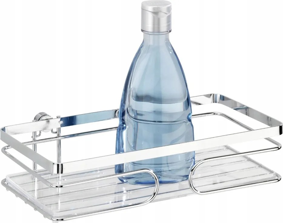 Fürdőszobai Zuhanypolc Prémium acél Wenko