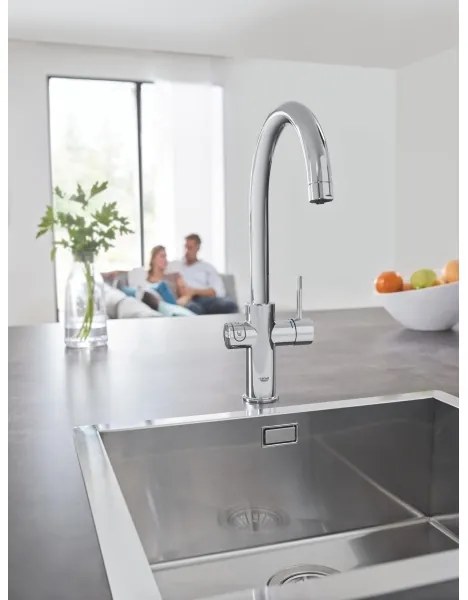 GROHE 31455001 - BLUE HOME mosogató csaptelep, fényes króm