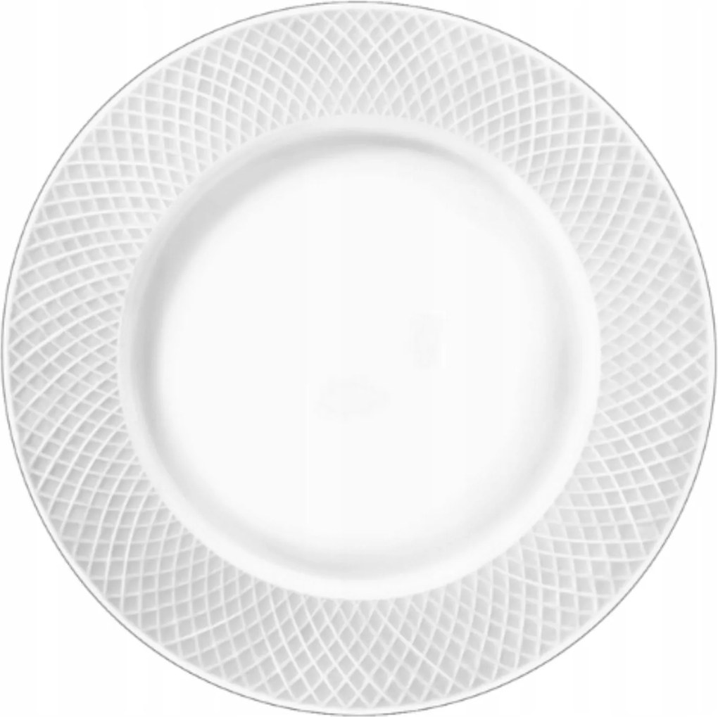 Desszerttányér tortatál kicsi Fehér porcelán tányér Lapos 18 cm Wilmax