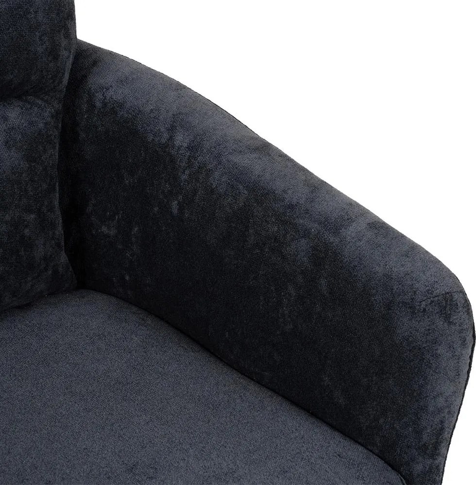 AVENBERG TESSA Forgó étkezőszék szett - 2 db, sötétszürke