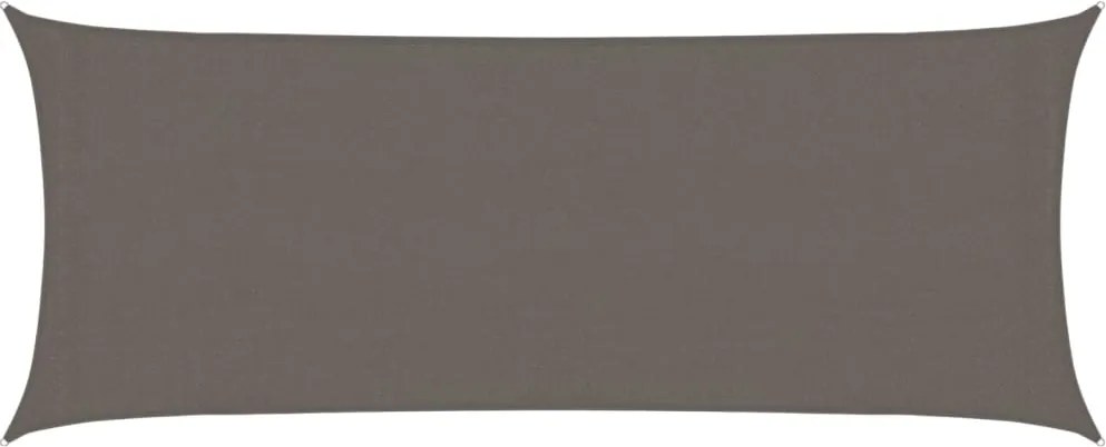 vidaXL antracitszürke HDPE napvitorla 160 g/m² 2 x 5 m