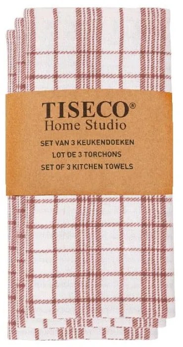 Pamut konyharuha szett 3 db-os 70x50 cm - Tiseco Home Studio