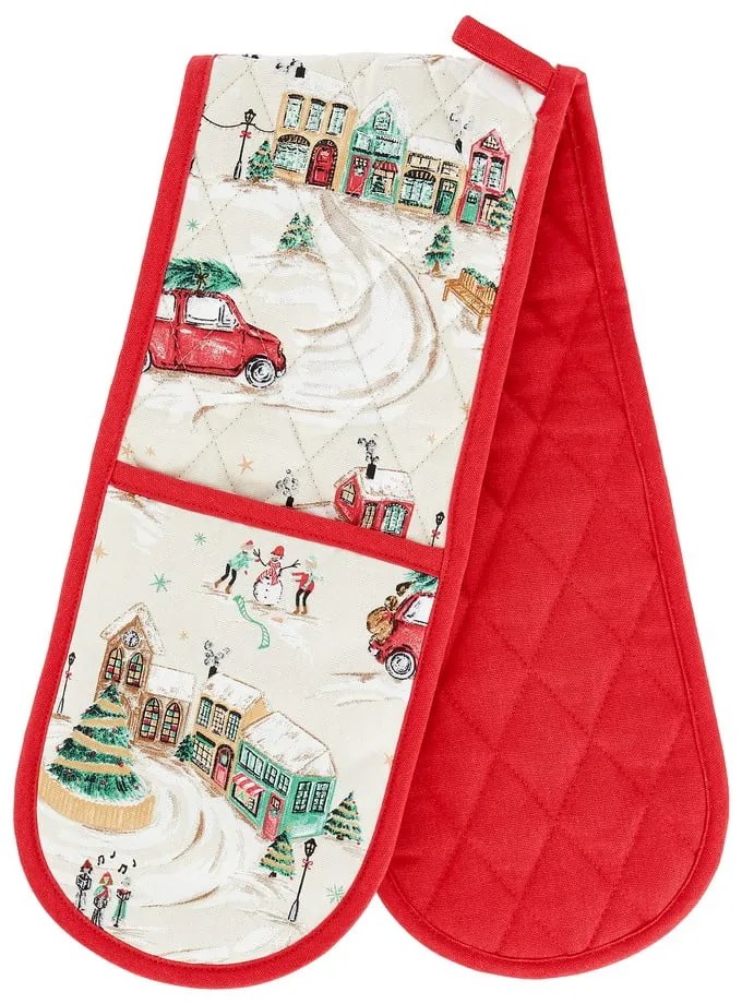 Pamut dupla edényfogó Christmas Town – Catherine Lansfield