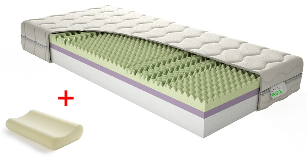 Habszivacs matrac Annabel 200x80 cm (T4/T5). Akció -7%. 1020048
