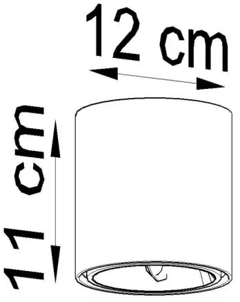 Sollux SL.0695 - Spotlámpa TIUBE1xGU10-AR111/10W/230V