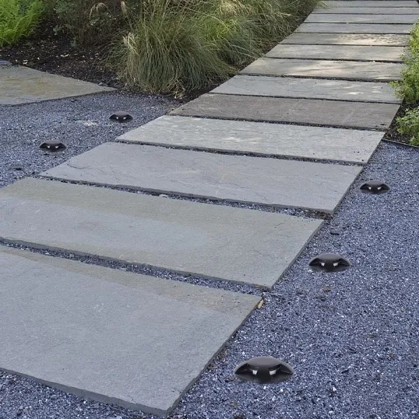 Brilagi - LED kültéri, gépjárműterhelésre alkalmas földbe süllyeszthető világítótest GROUNDRAY LED/1W/230V fekete IP67