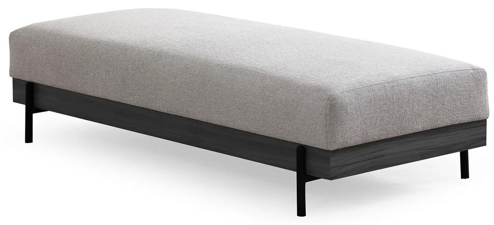 Eti Black Pouffe Grey zsámoly