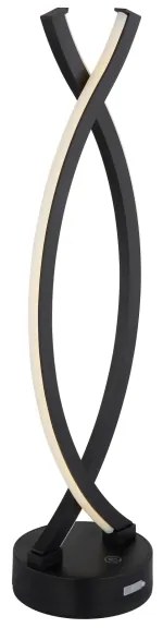 Globo 58457S - HELA LED érintős asztali lámpa, 1W, 3,7V, fekete