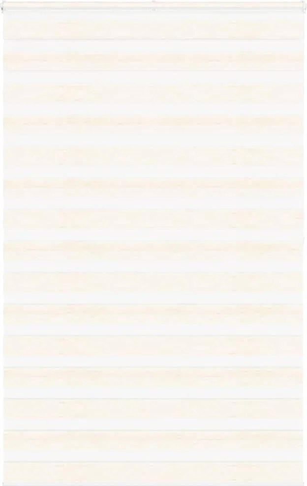 vidaXL zebrafüggönnyel márványbézs szövetszélesség 140,9 cm poliészter