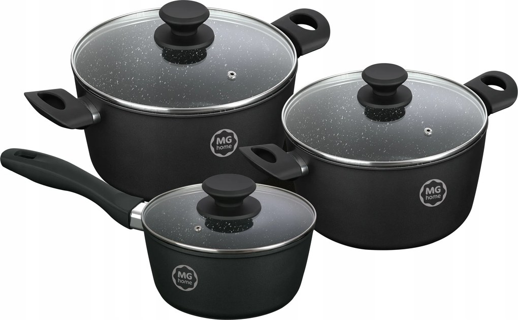 Alumínium Edénykészlet Mg Home Marble 6EL.