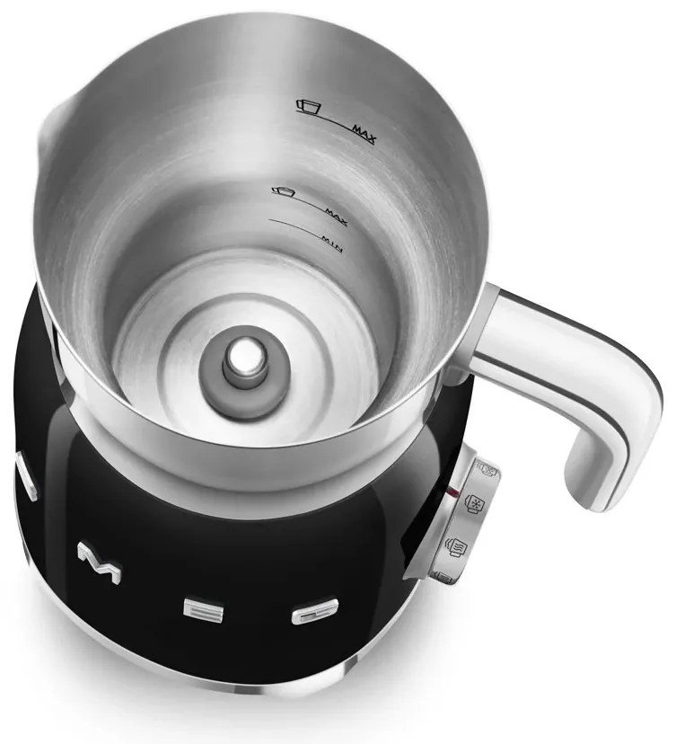 SMEG 50's Retro Style tejhabosító 0,6l fekete - Smeg