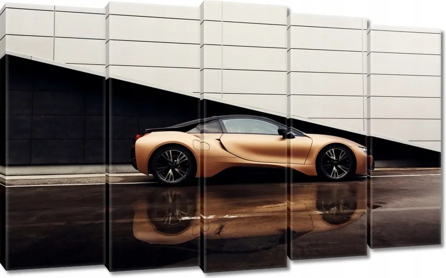 Vászonkép 150x95 Arany Bmw Autó