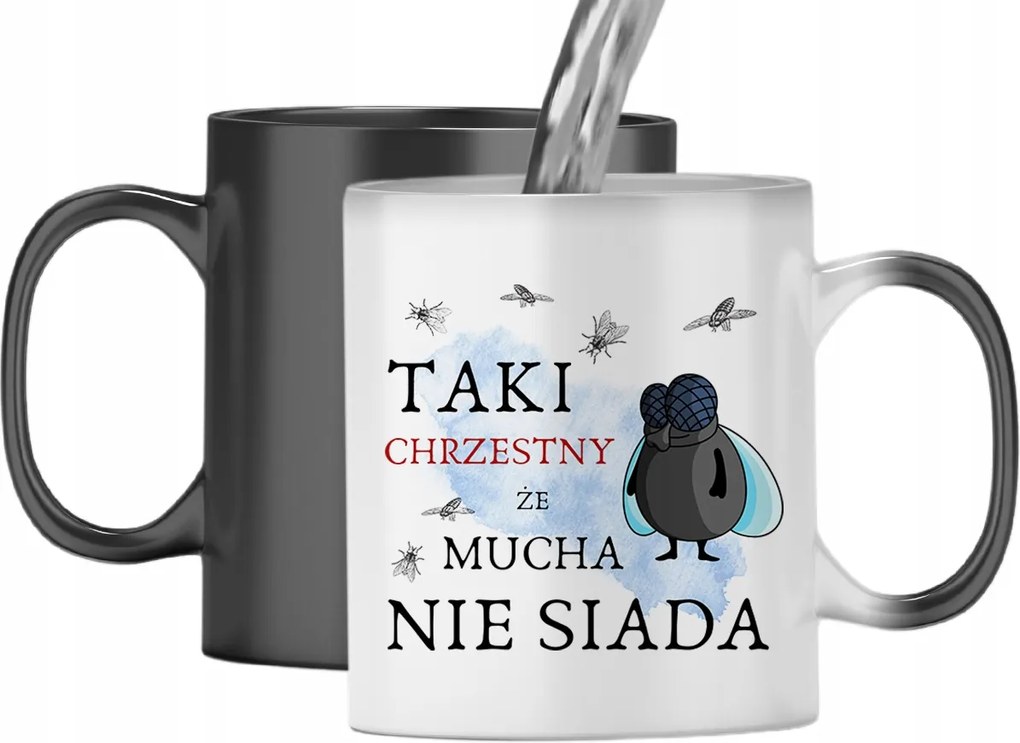 Mágikus Bögre Keresztanyának Színváltós, fényképes nyomattal