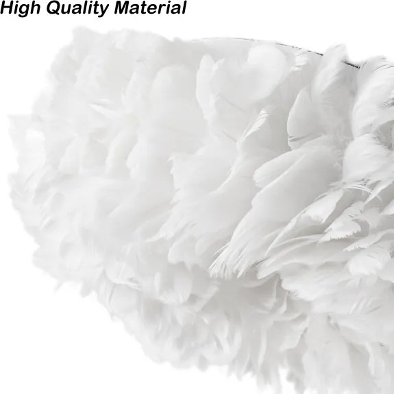 BRILAGI - Mennyezeti lámpa FEATHER 3xE27/40W/230V átm. 40 cm fehér