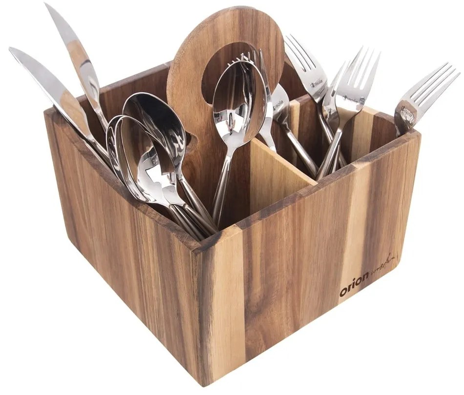 Fa konyhai eszköztartó állvány Wooden – Orion