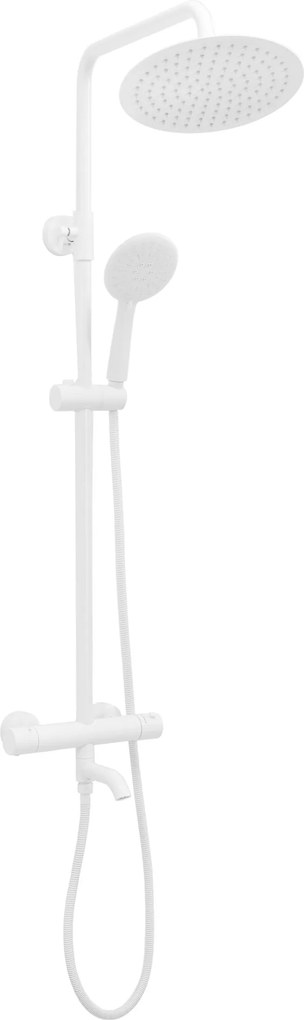 Rea Lungo, zuhanygarnitúra termosztatikus csapteleppel, fehér, REA-P6608