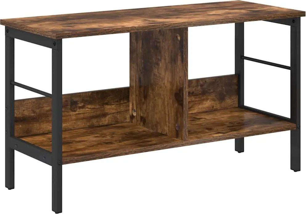 vidaXL Könyvespolc Füstölt tölgy 82 x 32 x 47 cm Faanyag
