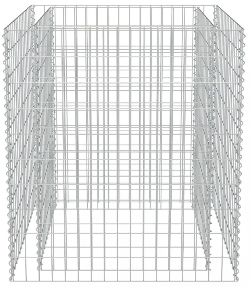 horganyzott acél gabion magaságyás 90 x 90 x 100 cm