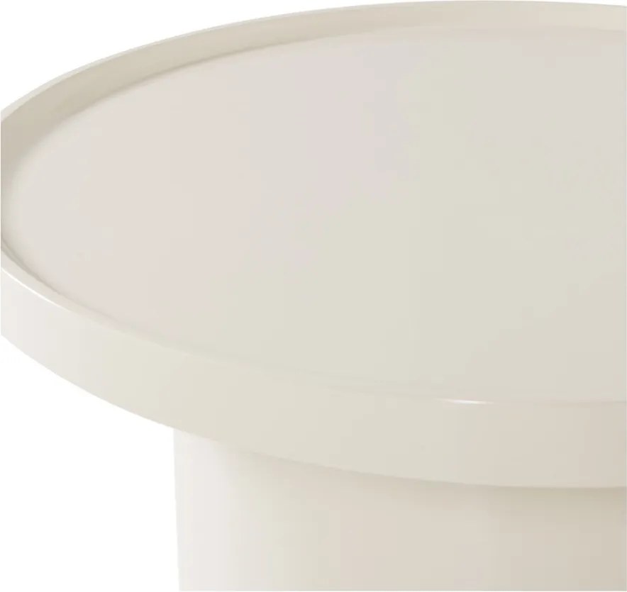 Szürkésbézs kerek dohányzóasztal ø 70 cm Veluna – WOOOD