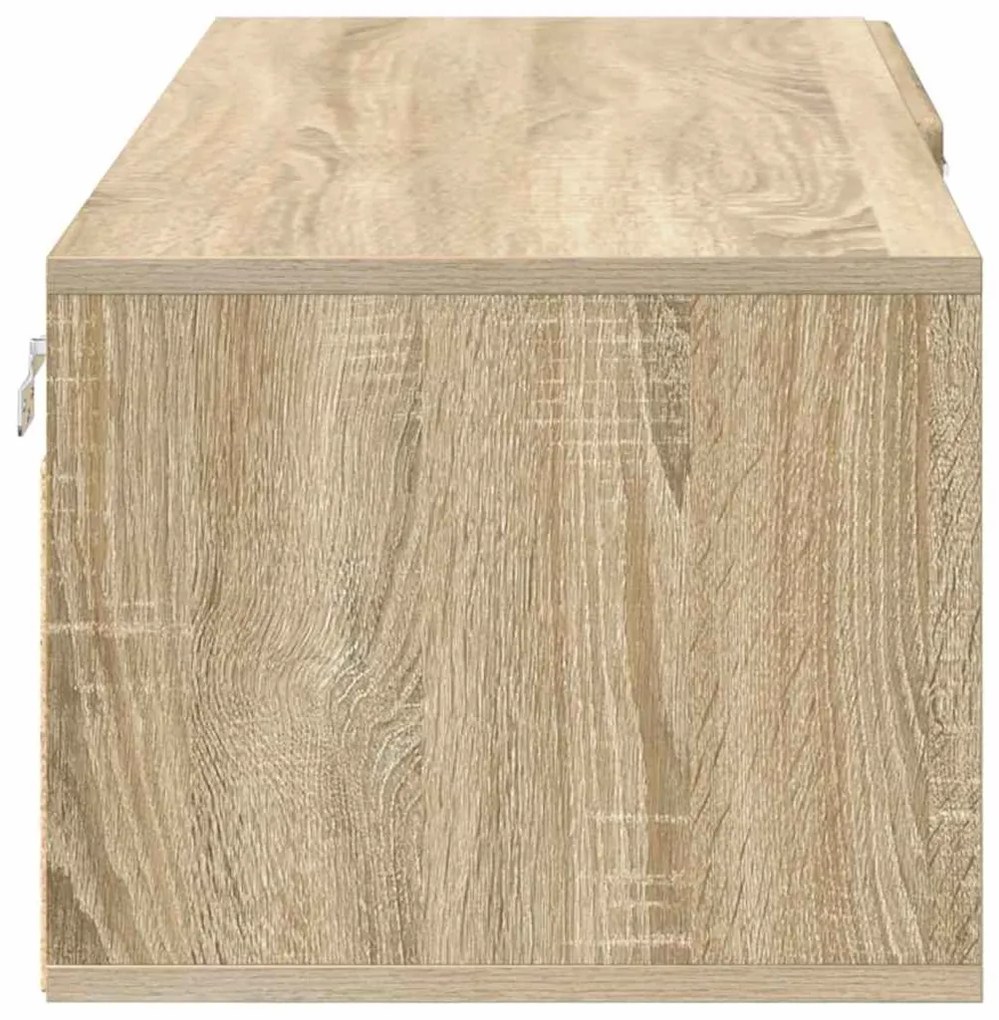TV szekrény fiókkal sonoma tölgy 100.5 x 39 x 30 cm Faanyag