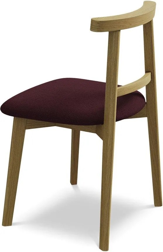 Borvörös tömörfa étkezőszék Ohelo – Makamii