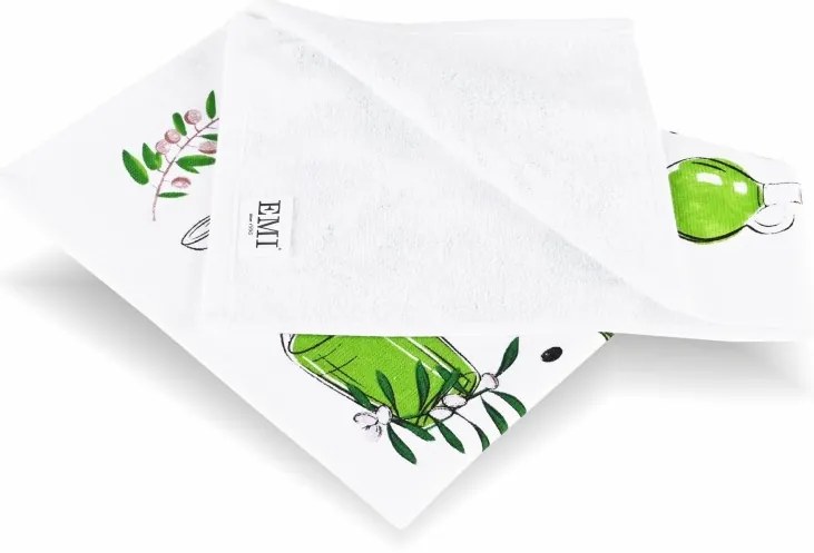 EMI OLIVE OIL mintás 3 db-os konyharuha szett