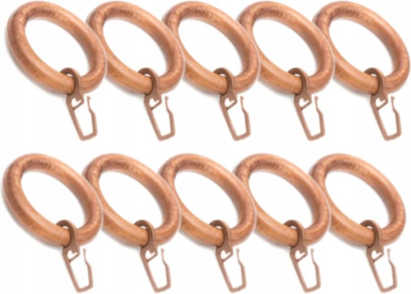 Függönykarnis kerek Biztosítótűvel Tartozékok Fából készült biztosítótű függönyökhöz függönyökhöz