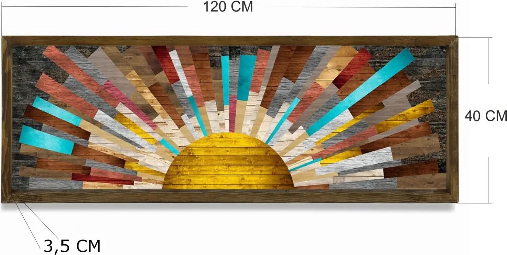 Falikép, 40×120 cm – TAH021