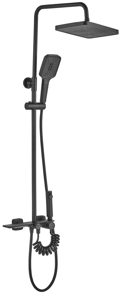 Zuhanyszett REA HELIX Black