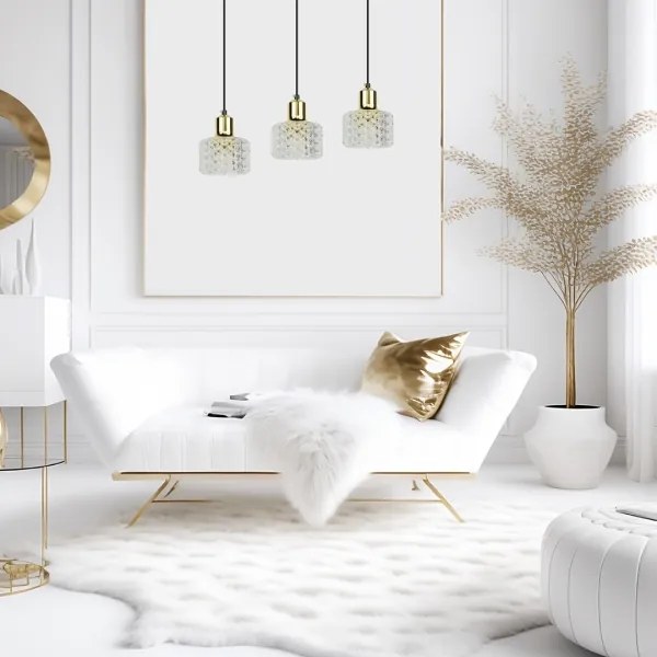 Csillár zsinóron LUMI 3xG9/8W/230V