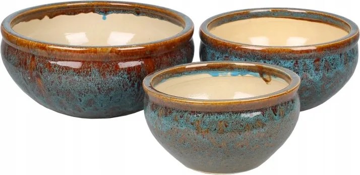 Kerámia tál dekoratív virágtartó S-es méret DCV-0045.S 1db