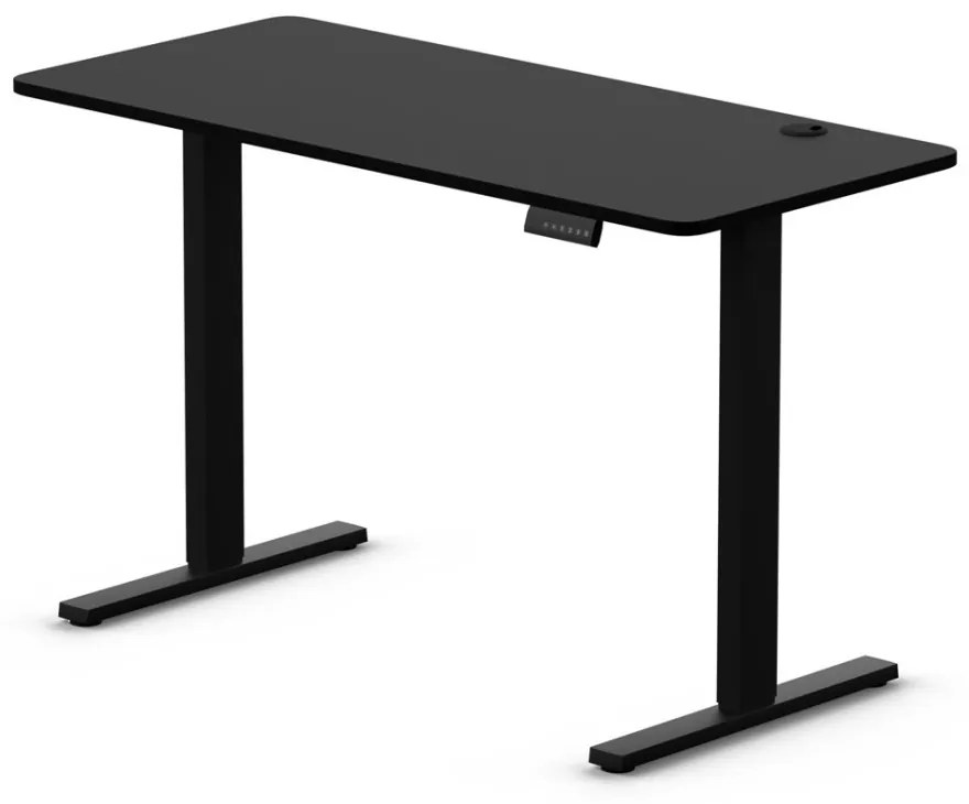 Elektromosan állítható magasságú íróasztal ülő-/állómunkához 120x60 cm fekete Levano Control+