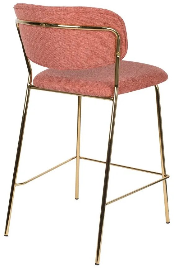 Rózsaszín bárszék szett 2 db-os 89 cm Jolien – White Label