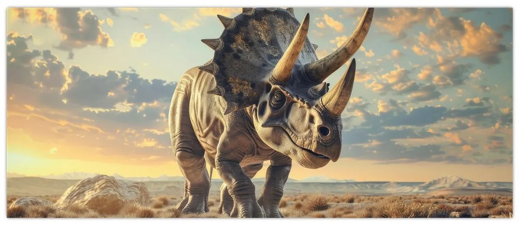 Kép - Triceratops (120x50 cm)