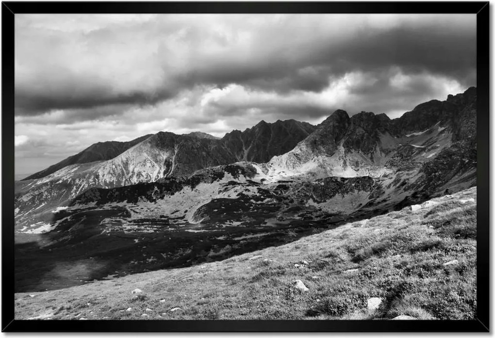 Poszterek keretben 60x40 Tátra Lengyel hegyek Kilátás