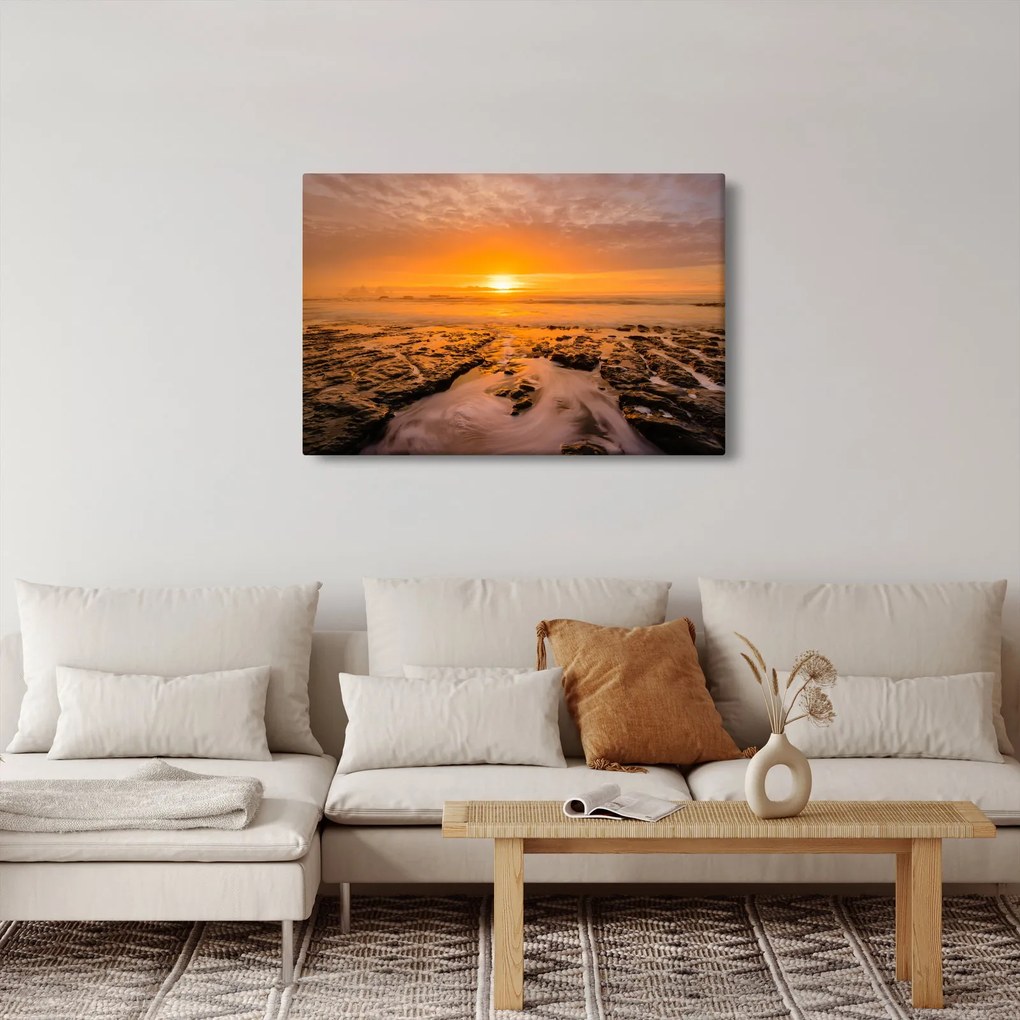 Naplemente képe (90x60 cm)
