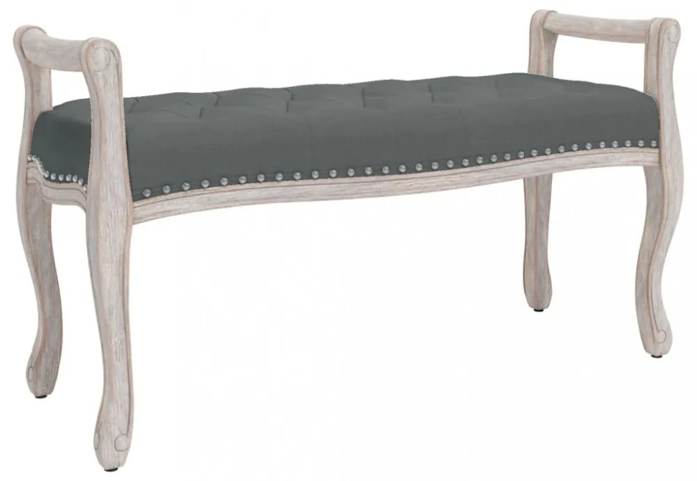 sötétszürke szövetpad 110x45x60 cm