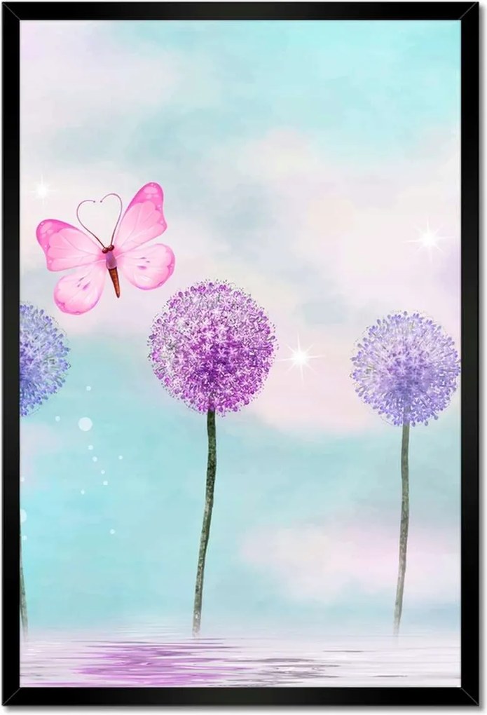 Poszterek keretben 40x60 Varázslatos pillangók földje