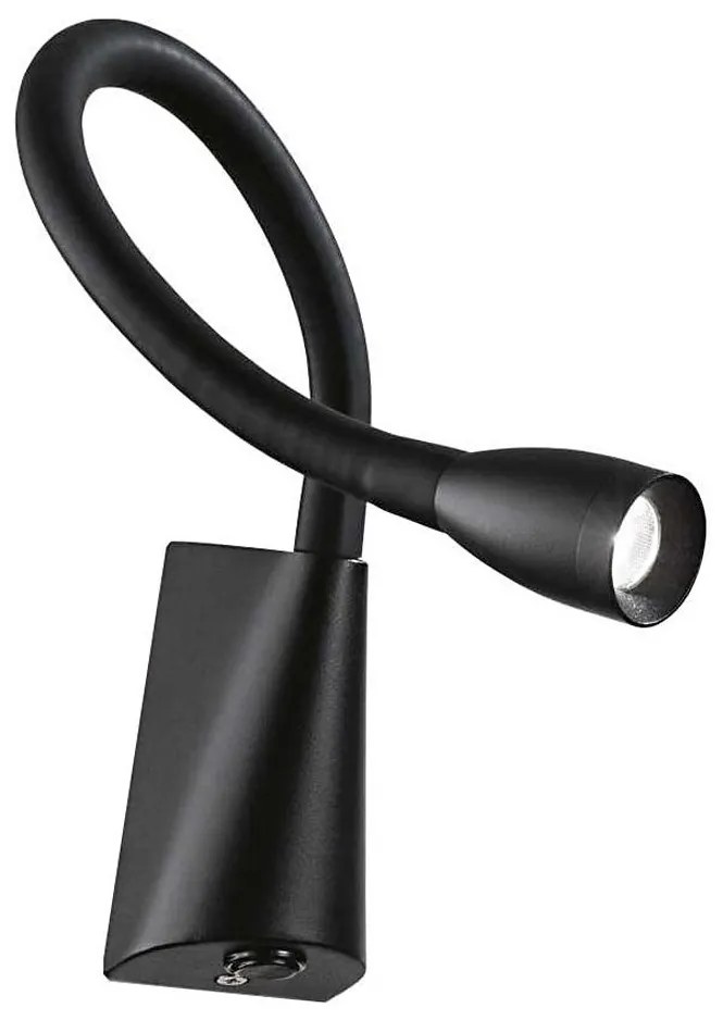 Ideal Lux - LED flexibilis lámpa GOOSE LED/3W/230V CRI 90 fekete