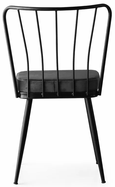 Yildiz Anthracite and Black étkezőszék szett, 2 db, 2 db