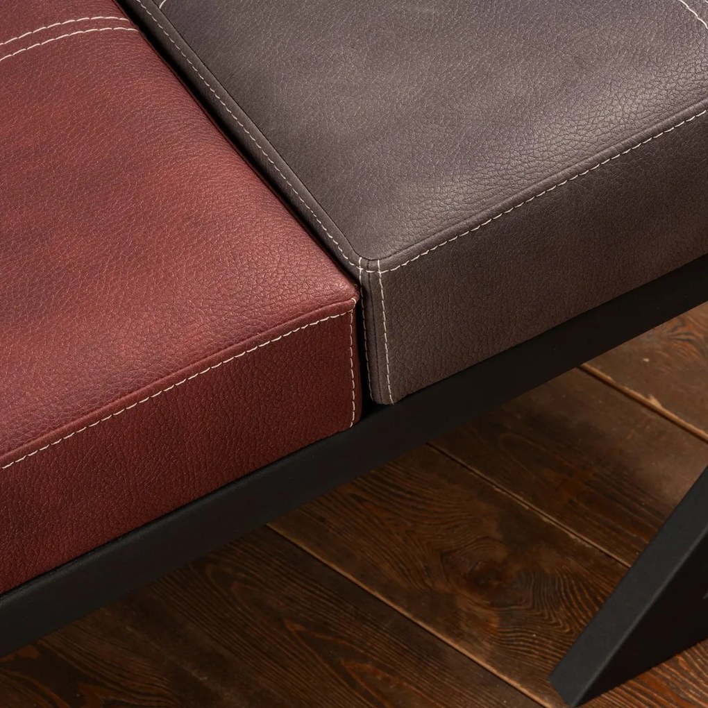Brda Anthracite and Claret Red pad