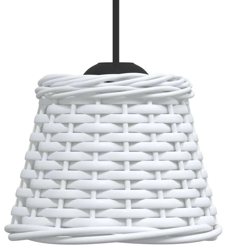 fehér fonott mennyezeti lámpaernyő Ø15 x 12 cm