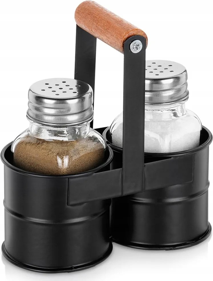 Só- És Borsszóró Állványos Fűszertartó Szett 3 Db-os